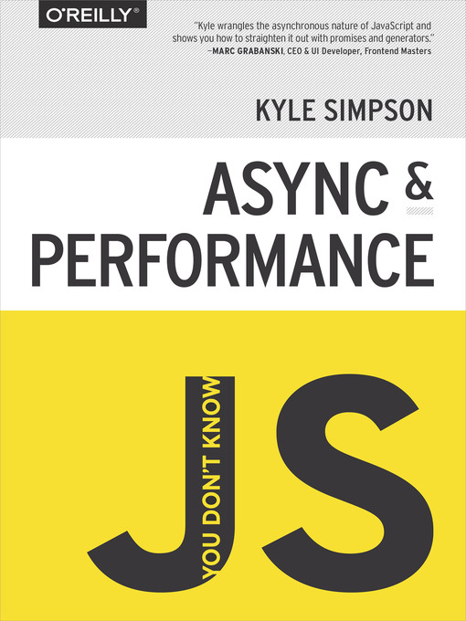 Title details for You Don't Know JS by Kyle Simpson - Available